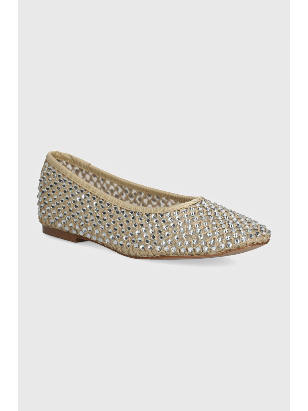Baleríny Steve Madden Marli stříbrná barva SM11003249